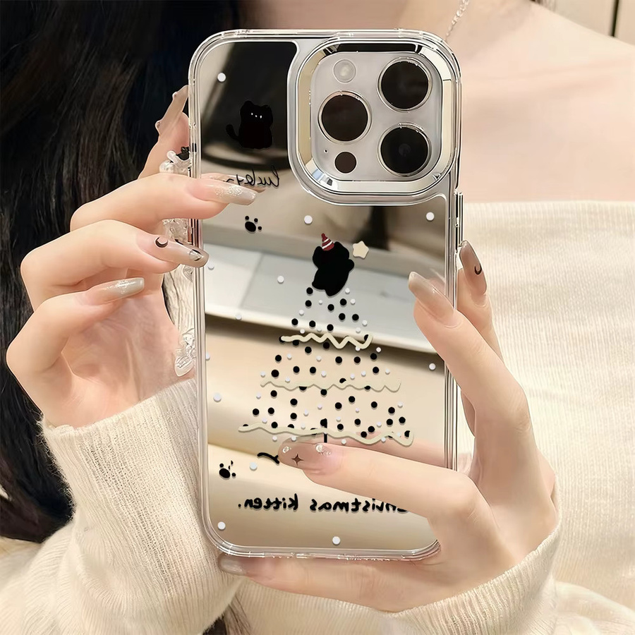 Luxus Make-Up Spiegel Handyhülle für Apple iPhone 11 bis 17 Pro Max, transparent - Bild 4
