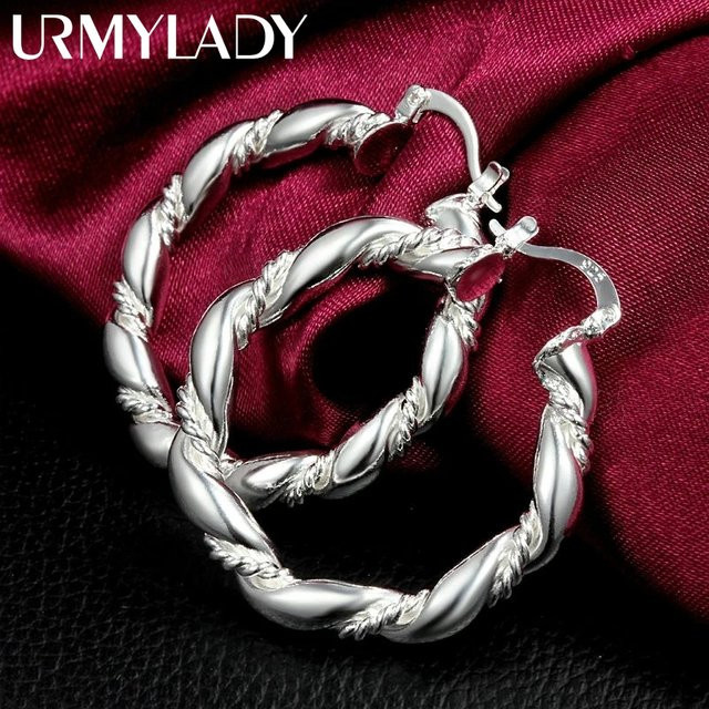 URMYLADY Creolen, 925 Silber, Damen - Bild 1