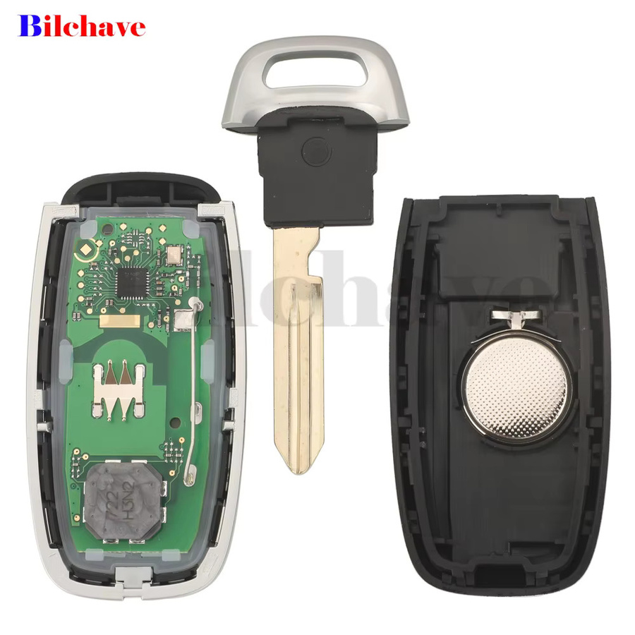Jingyuqin Auto-Smart-Fernbedienungsschlüssel für Nissan X-Trail Pathfinder 2023, 315 MHz 4A KR5TXPZ2 S180146104, 2BTN Keyless Control, Schwarz - Bild 5