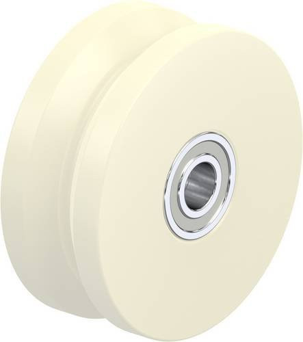 Blickle Doppel-Spurkranz-Rad DSPKGSPO 101K in Weiß mit 100 mm Durchmesser und 400 kg Tragfähigkeit - Bild 1