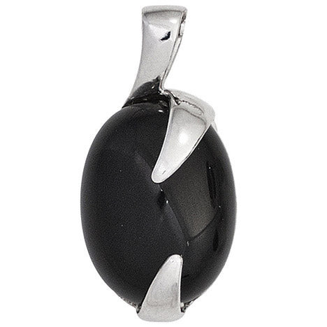Colfem Anhänger 925 Silber, Onyx, schwarz, Unisex - Bild 1