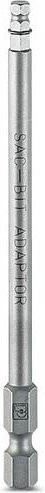 Phoenix Contact TSD-M SAC Bit-Adapter 1/4 in Silber (6,3 mm) - Bild 1