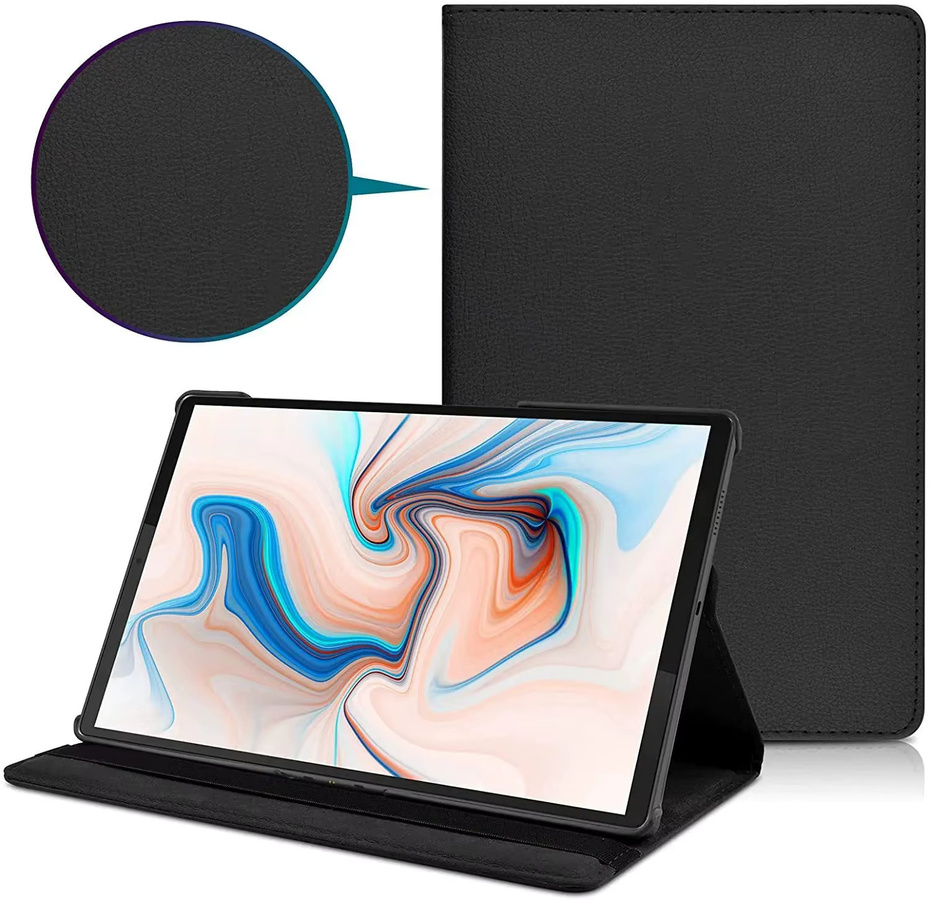 Xiaomi Redmi Pad SE 2023 Schutzhülle aus Leder mit 360 Grad Rotation in Blau - Bild 4