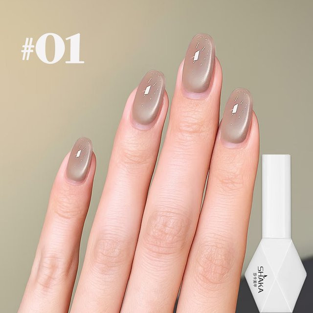 SHAKA Gel-Nagellack, Rot-Lila - Bild 1