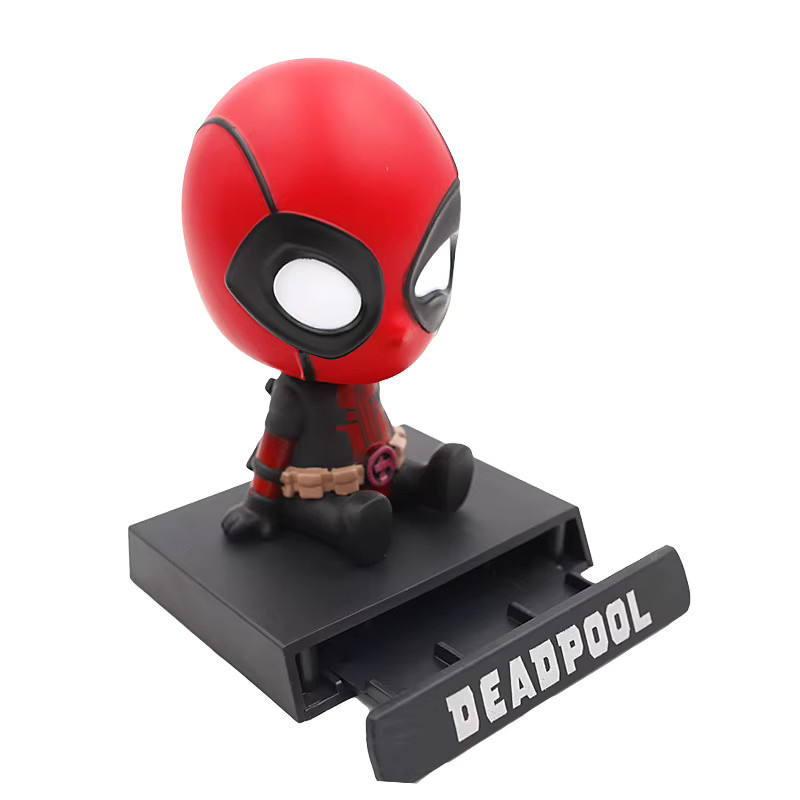 Bandai Marvel The Avengers Deadpool Auto-Wackelkopfpuppe - Bild 3