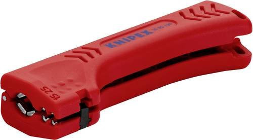 Knipex Universal-Abmantelungswerkzeug 16 90 130 SB für Rundkabel und Feuchtraumkabel, Farbe: Rot, Länge: 130 mm - Bild 1
