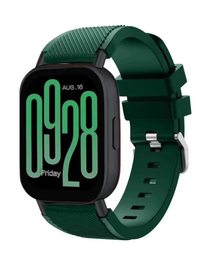 apband Uhrenarmband Silikon, green, Redmi Watch 5 Active, Redmi Watch 5 Lite, 22 mm - Bild 3