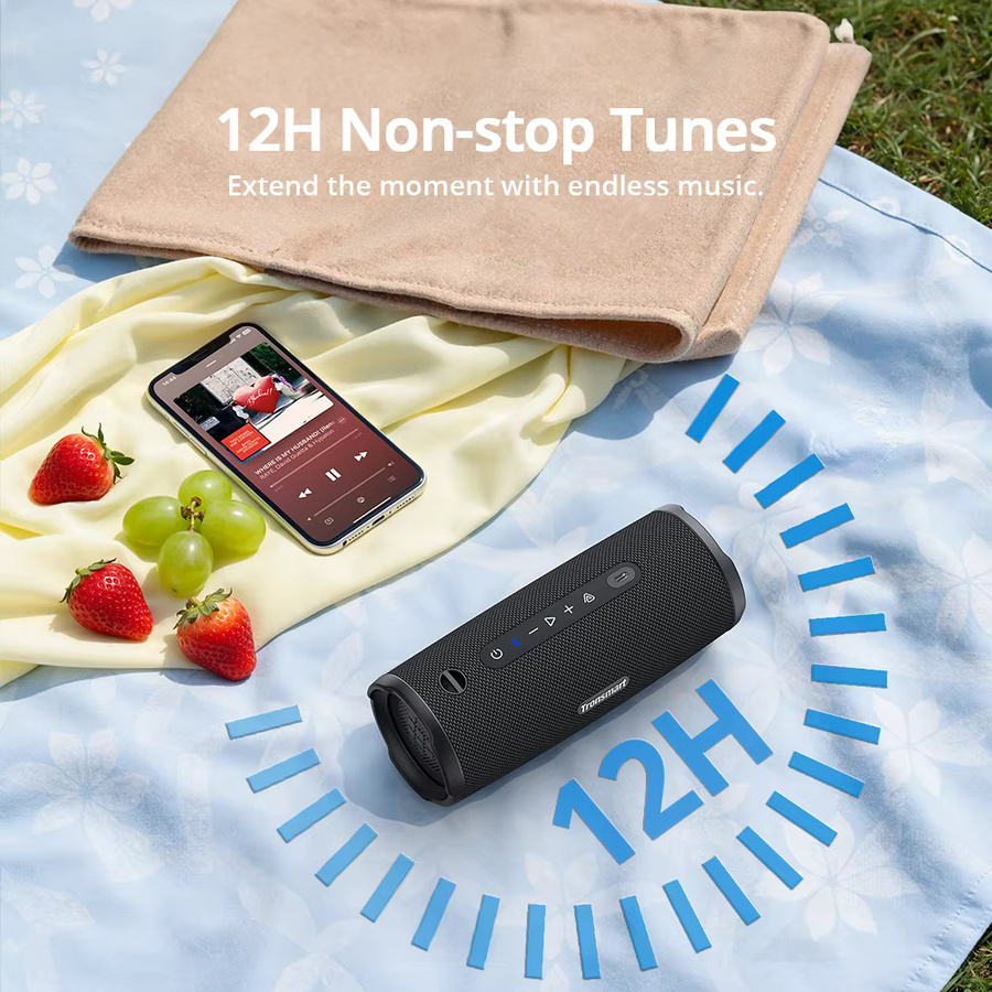 Tronsmart Mirtune C3 Plus Bluetooth-Lautsprecher 50W mit Auracast Synchronisierung, IPX7 Wasserdicht, Schwarz oder Blau - Bild 5