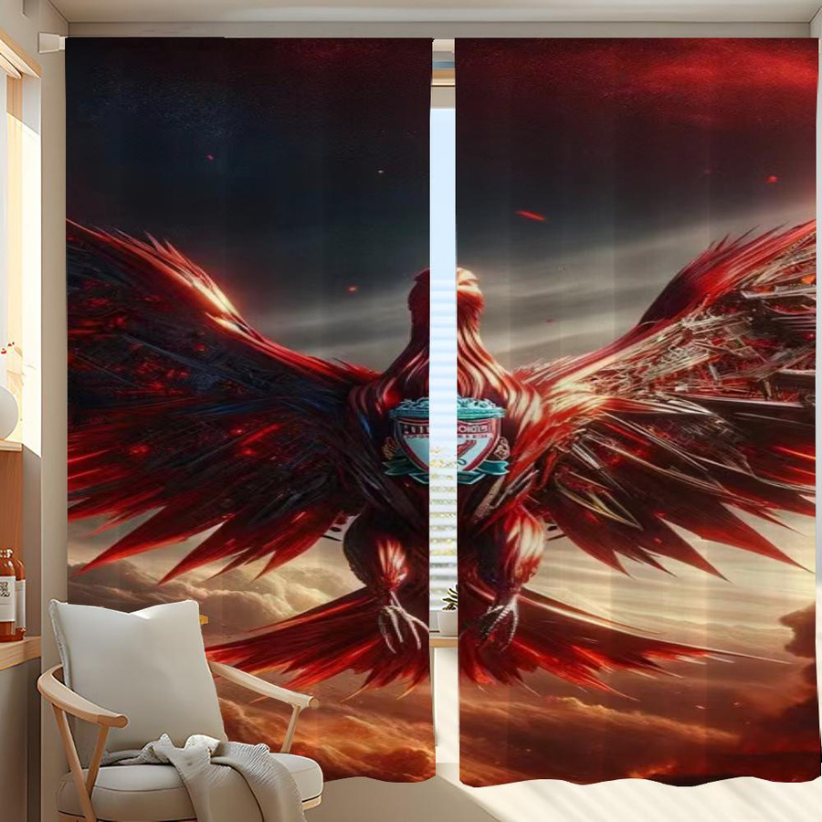 2er-Set Verdunkelungsvorhänge für Wohnzimmer und Schlafzimmer, moderne Vorhangpaneele in Multicolour, Breite: 86 cm, Höhe: 183 cm - Bild 3