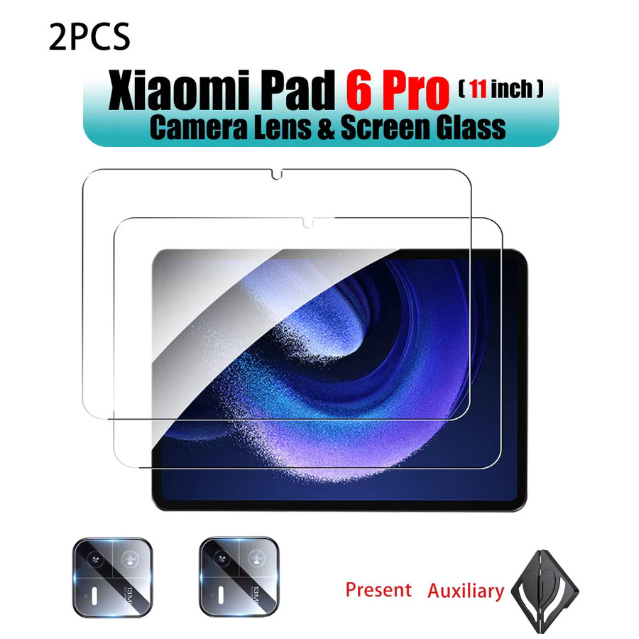 2 Stück Gehärtetes Glas Displayschutzfolie für Xiaomi Pad 7 Pro 11.2, 6s Pro 12.4, Mi Pad 7 Pro 6, 6s Pro, Farbe: transparent - Bild 3