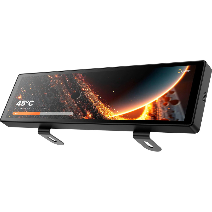 Ocypus Monitor Full HD mit IPS-Panel in Schwarz - Bild 1