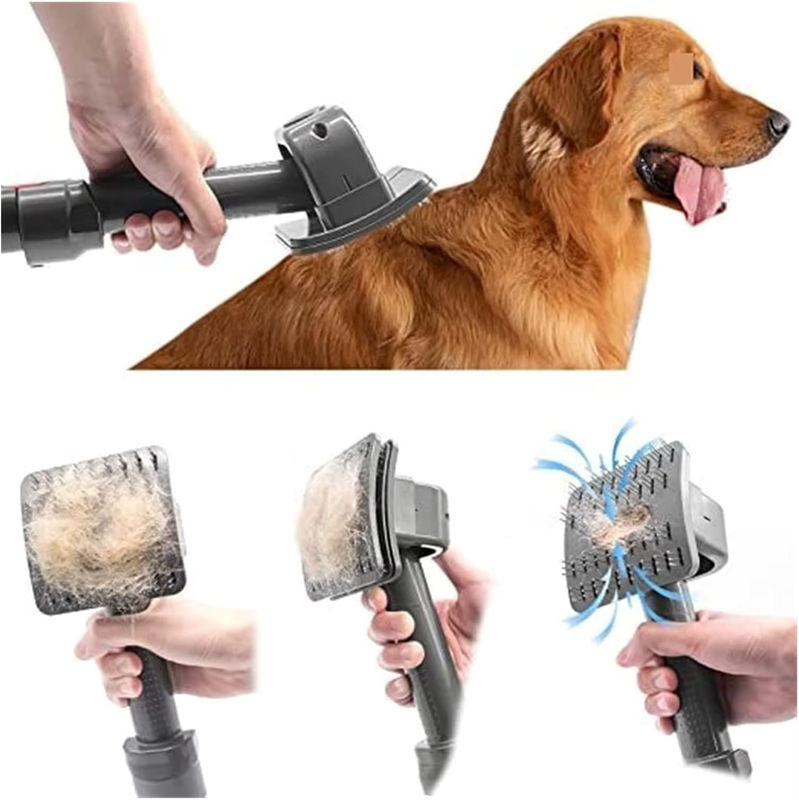 Dyson Tier Hair Removal Brush Extension Kit für V7 V8 V10 V11 V15 Staubsauger in Grau - Bild 2