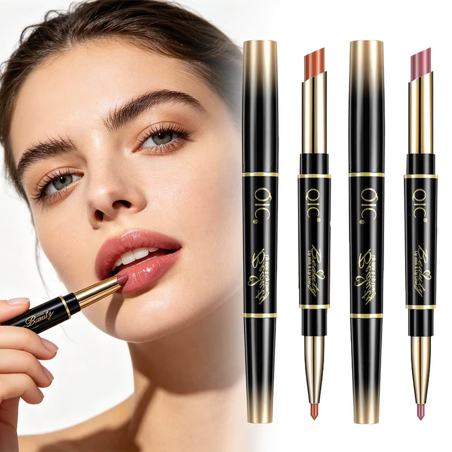 QIC 2-in-1 Matt-Lipliner & Lippenstift-Stift, Unisex - Bild 2