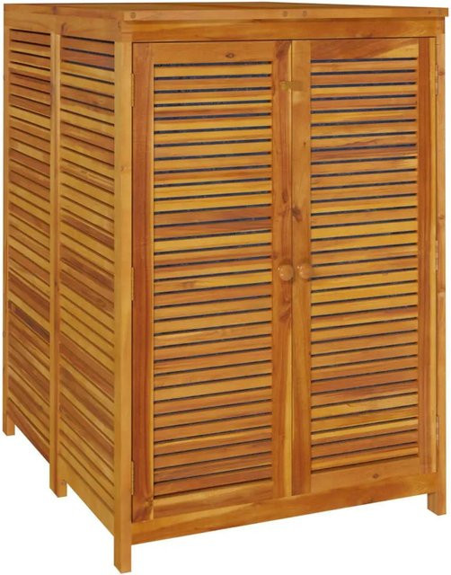 vidaXL Gartenbox aus geöltem Akazienholz in Braun, B/T/H: 70 x 87 x 104 cm - Bild 1