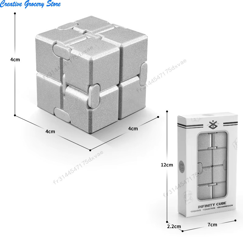 NUOYING Metall-Infinity-Cube Fidget-Spielzeug - Bild 4