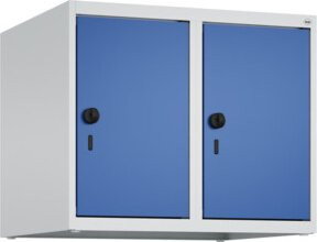 C+P Aufsatzschrank 7035/5010 mit 2 Abteilen und Sicherheits-Drehriegel, B/T/H: 50 x 60 x 50 cm - Bild 1