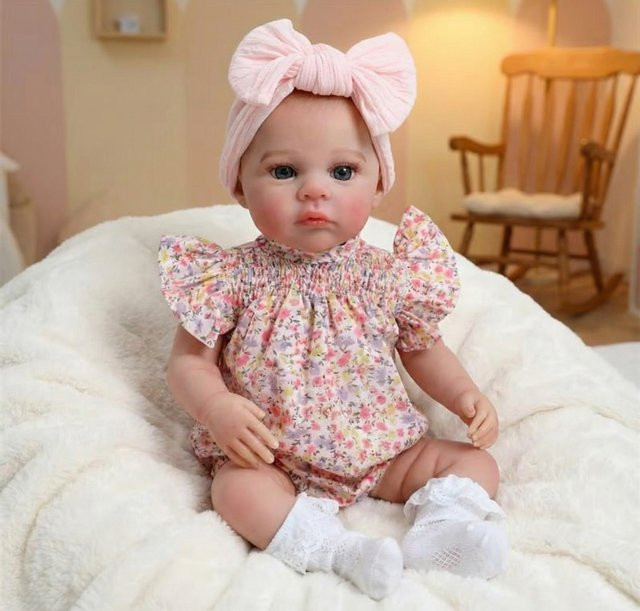 NPK 18-Zoll-Neugeborene Babypuppe, lebensechte Kuschelfigur - Bild 1