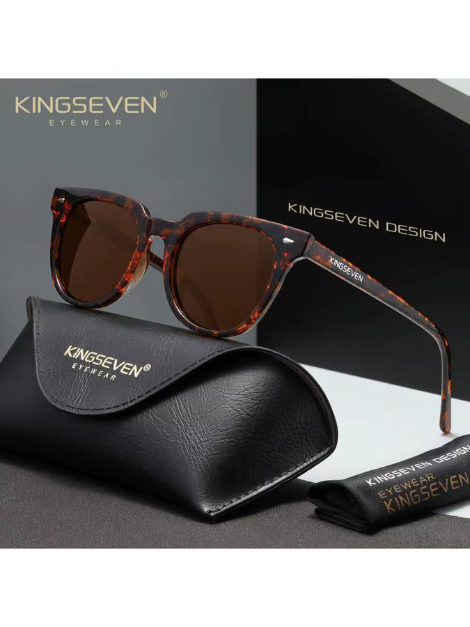 KINGSEVN Sonnenbrille Cat-Eye, Vollrand, Kunststoff, Damen - Bild 4