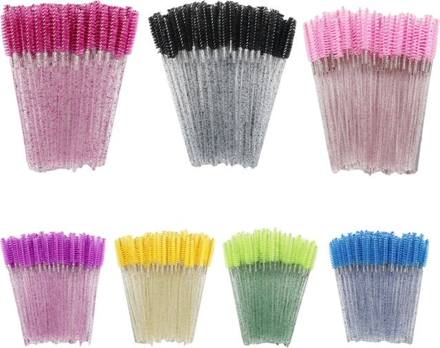 MASSA Einweg Wimpern Pinsel, 50 Stück, Unisex - Bild 1