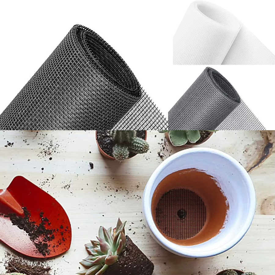 Vibratite Mesh Pads für Blumentöpfe, 10 Stück, Rundboden Gittermatten zur Entwässerung, 45 x 1,5 mm - Bild 2