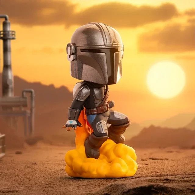 POP MART Star Wars Mandalorian Blind Box Mystery Box mit Anime Figur als Desktop Ornament - Bild 1