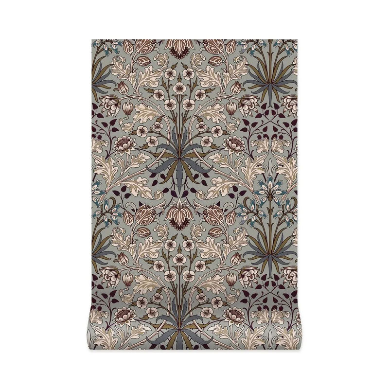 House of Hackney Tapete Hyacinth in Dove Grey mit floralem Art Nouveau Design, Vlies-Tapete, Breite: 45 cm, Länge: 300 cm - Bild 2