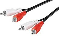 Goobay Stereo Cinch Anschlusskabel RCA Schwarz, Länge: 1,50 m - Bild 2