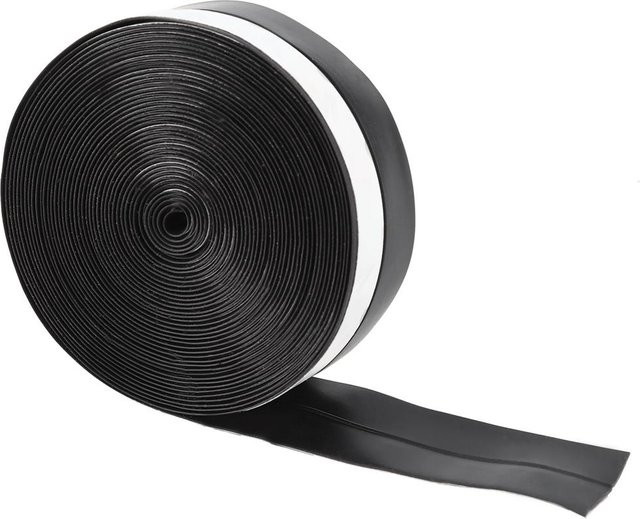 Meterk Selbstklebender Dichtungsstreifen aus Silikon für Tür und Fenster zur Schalldämmung und zum Staubschutz, Farbe: Schwarz, Länge: 5 m, Breite: 25 mm - Bild 1
