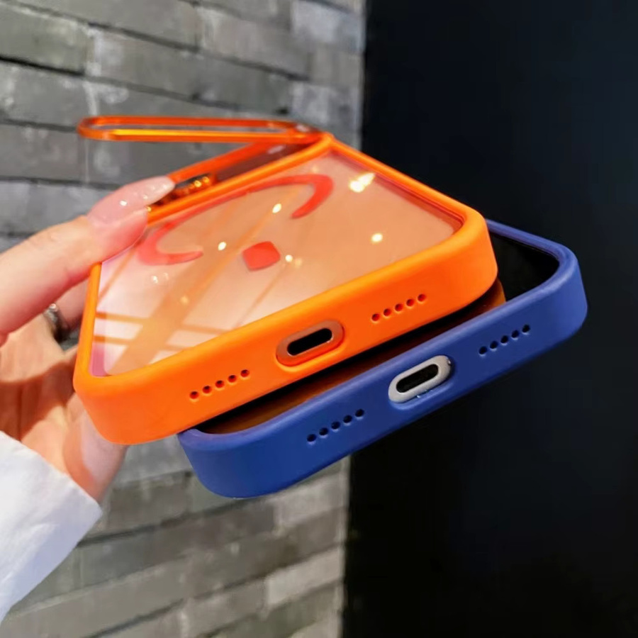 szHAIyu MagSafe Magnetische Handyhülle mit Linsenschutz für iPhone 17 16 15 14 13 12 11 Pro Max Plus Transparent - Bild 3