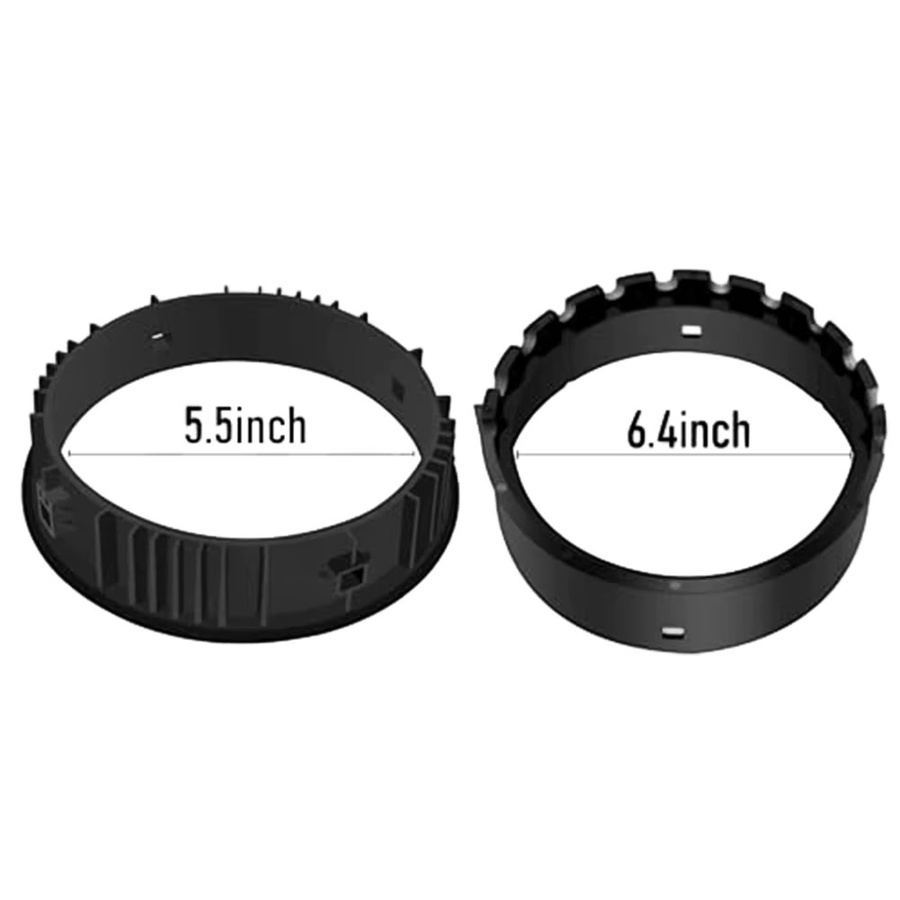 Murray Schneefräse Ersatzteil Set Innen- und Außenring 337227MA 585193MA in Schwarz - Bild 2