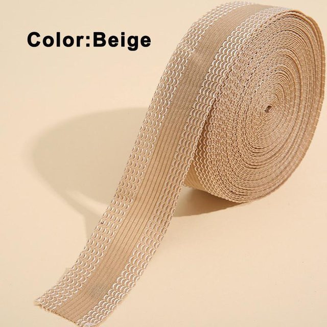 JUN JUN Selbstklebendes Hosenumschlagband zum Hosenkürzen in Beige, 10 Meter - Bild 1