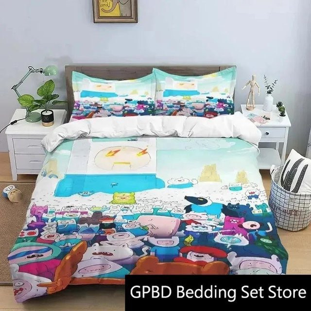 Adventure Time Bettwäsche Set Lodestar mit Bettbezug und Kissenbezug, Mehrfarbig, B/H: 240 x 220 cm - Bild 1