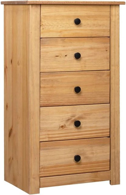 vidaXL Sideboard Panama aus Kiefernholz in Braun, B/T/H: 46 x 40 x 89 cm - Bild 1