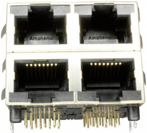 Amphenol Ethernet LAN Stecker Schwarz RJSAE538004 - Bild 1