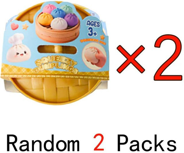 BC Pet Supplies Riesige Squishies Teigtaschen Brötchen Spielzeug, mit Glitzer - Bild 1