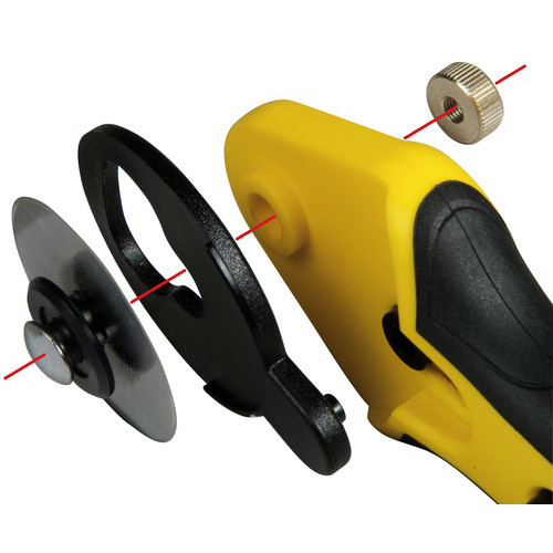 Stanley Rundschneider STHT0-10194 für Stoffe, Textilien, Leder und Folien, Gelb, 45 mm - Bild 3