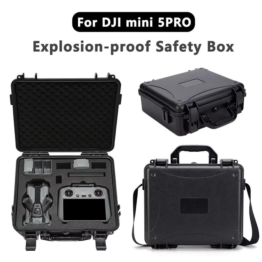DJI NEO2 Drohne Hartschalenbox aus schwarzem PC-Kunststoff, explosionsgeschützt und schlagfest - Bild 4