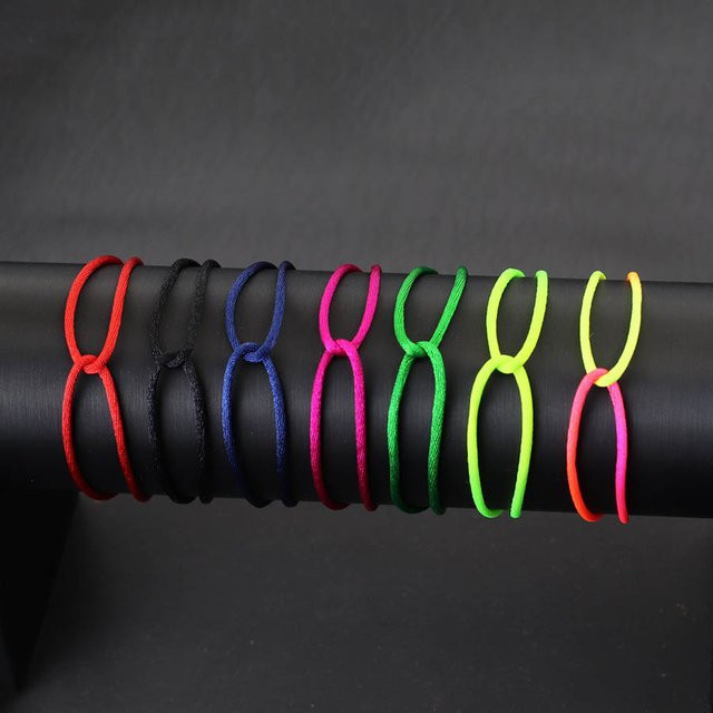 Seilarmband Seide, mehrfarbig, Unisex - Bild 1