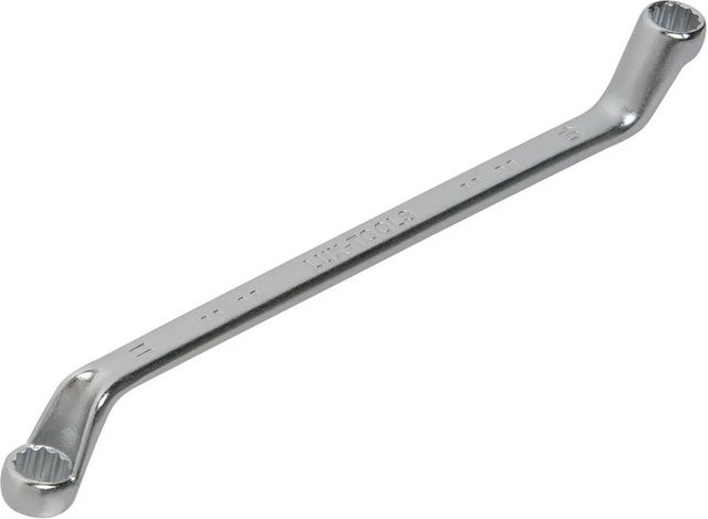 LUX-TOOLS Ringschlüssel aus Chrom-Vanadium in Silber, Größe: 10 mm x 11 mm - Bild 1