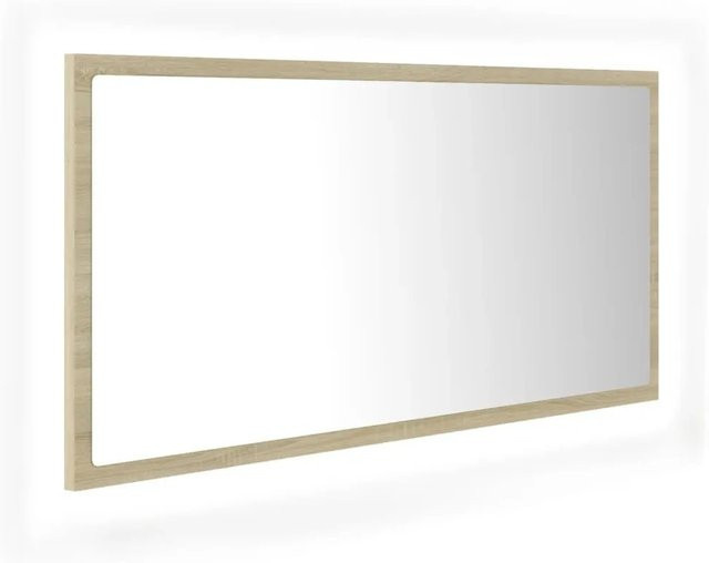 vidaXL LED-Badspiegel Sonoma-Eiche aus Acryl und Holzwerkstoff, B/H/T: 90 x 37 x 8,5 cm - Bild 1