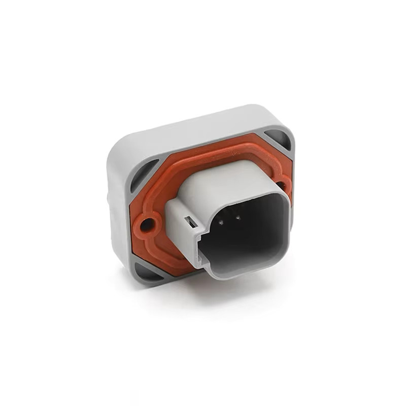 DT15 Automotive Wasserdichter Stecker mit Nadelterminal und Mantel in Grau - Bild 3