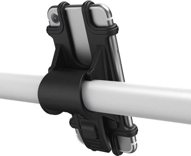 Hama Smartphone-Fahrradhalterung in Schwarz für Geräte mit 6-8 cm Breite und 13-15 cm Höhe - Bild 1