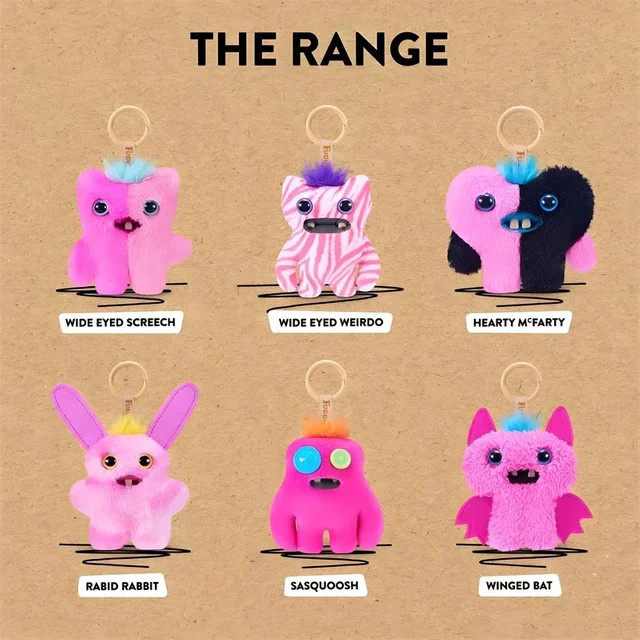 Fuggler Baby Pinkles, Plüschpuppen, Schlüsselanhänger, Rosa - Bild 1