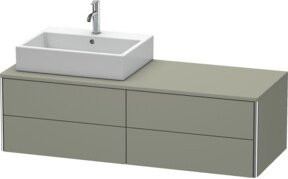 Duravit Waschtischunterschrank XSquare mit 4 Schubladen, Breite: 140 cm, Tiefe: 54,8 cm, Höhe: 40 cm - Bild 1
