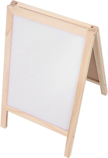 shoemst Kinder Staffelei Doppelseitig Faltbar, Holz, Weiß - Bild 1