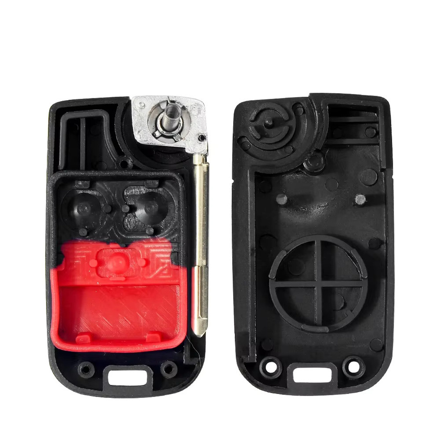 Keyyou 2 mit Plus modifizierte Auto-Fernschlüsselhülle passend für Ford Escape F150 Explorer in Schwarz - Bild 3