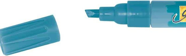 Kreul Triton Acrylmarker für Profis mit Keilspitze in Türkisblau, Strichbreite 1-4 mm - Bild 1