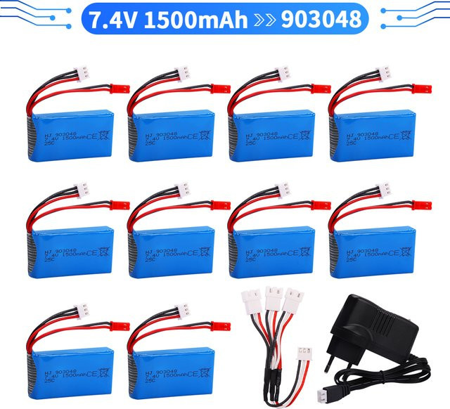 jiaojiren Lipo Batterie für Wltoys V353 A949 A959 A969 A979 k929, Zubehör - Bild 1