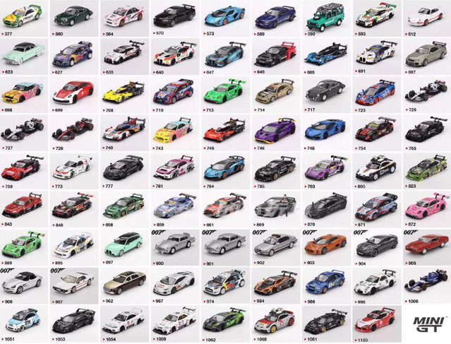 MINIGT Kaido House S15 SILVIA ATHLETE RX-7 VeilSide R32 VeilSide, Druckguss-Modellauto, Weiß, 1:64 - Bild 1