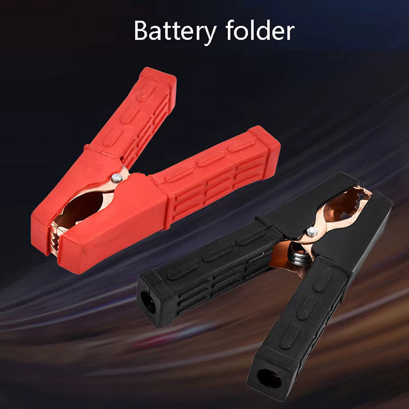 ESHYLALA 2er-Set isolierte Krokodilklemmen 200A für Autobatterie und Starthilfekabel - Bild 3